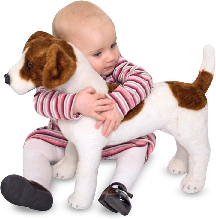 Melissa & Doug Jack Russell Terrier – Plüsch Spielzeug für Kinder | Tier Weiches Spielzeug | Alle Al