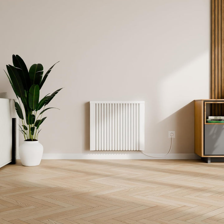 AeroFlow Elektroheizung mit Schamotte Speicherkern FlexiSmart Pro WLAN Fähig App Steuerung (COMPACT