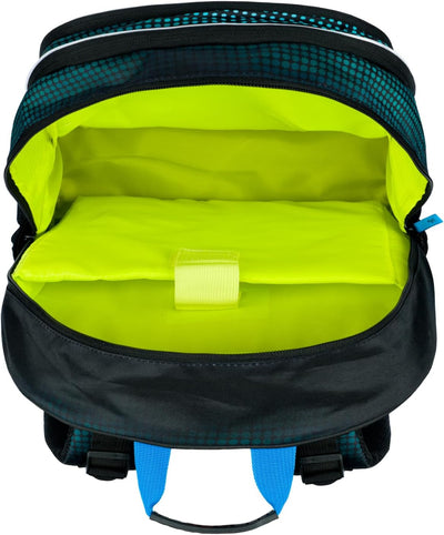 Baagl Schulrucksack Set Jungen 3 Teilig, Schultasche ab 3. Klasse, Grundschule Ranzen mit Brustgurt,