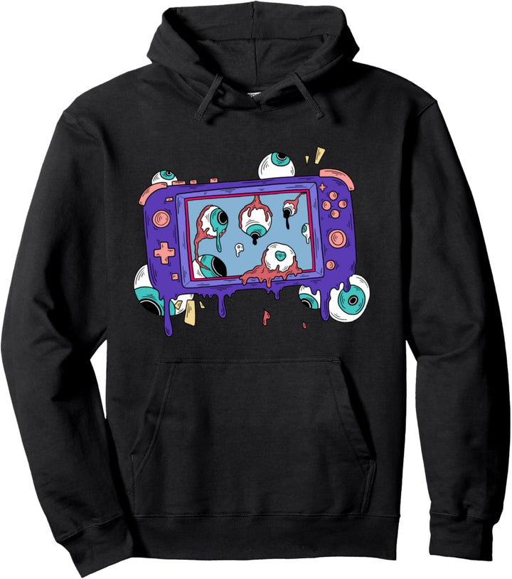 Game Gamer Zombie Controller Konsole Halloween Pullover Hoodie