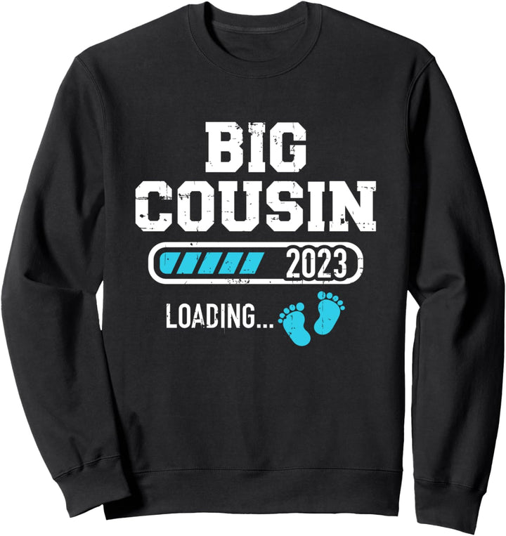 Big Cousin loading 2023 für Schwangerschaft Ankündigung Sweatshirt
