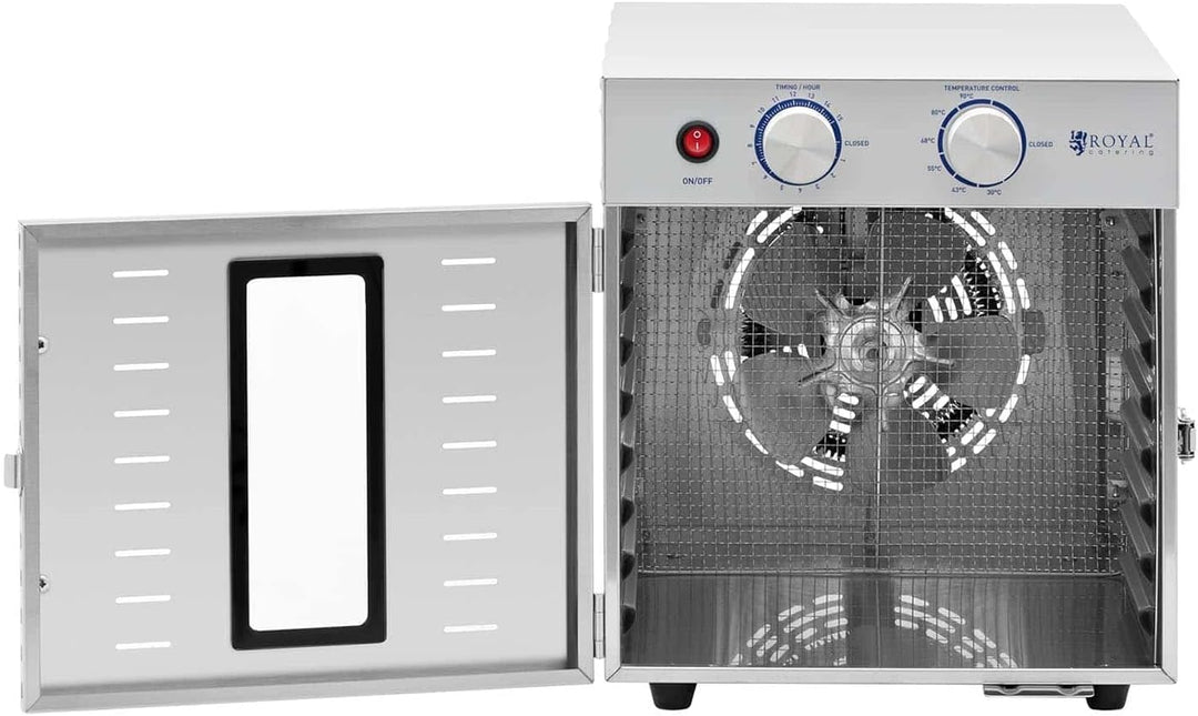 Royal Catering RCDA-800/23S Dörrautomat 800 W 8 Etagen Dörrgerät