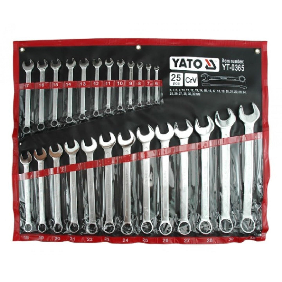 COMBINATION SPANNER SET 632MM 25PCS