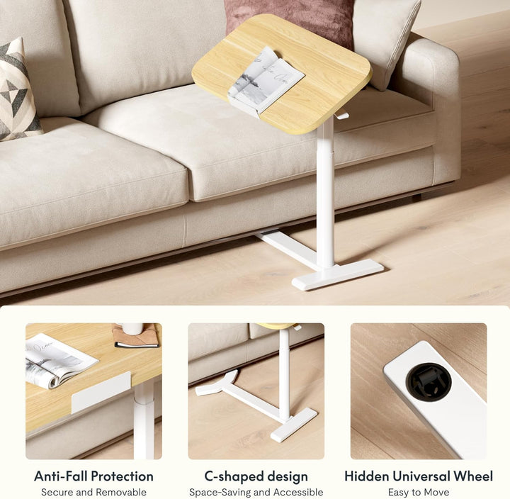 FLEXISPOT Beistelltisch H5 - Flexibler Laptoptisch und Betttisch mit neigbarer Tischplatte, höhenver