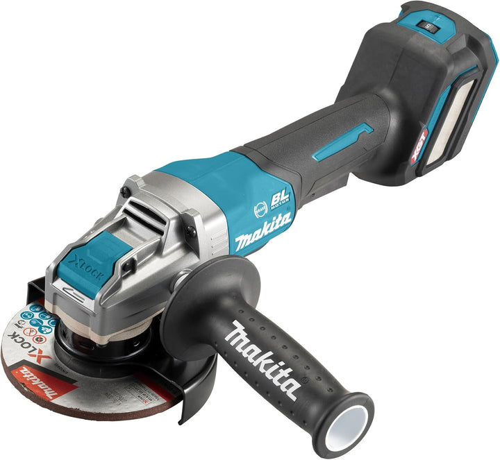 Makita GA044GZ Akku-Winkelschleifer 40V max. (ohne Akku, ohne Ladegerät), Petrol, Schwarz