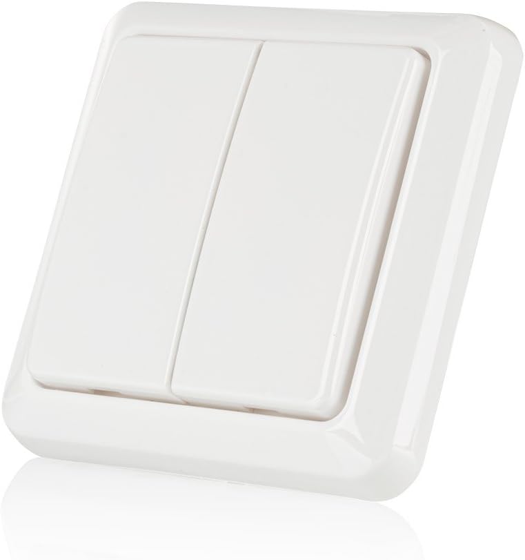 Trust Smart Home 433 MHz Fernbedienung AYCT-102 &amp; 71012 Smart Home 433 MHz Funk-Doppel-Wandschalter