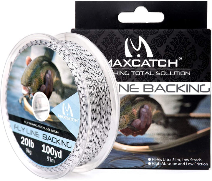 MAXIMUMCATCH Fliegenfischen Backing Fliegenfischen geflochtene Nylon Schnüre 20/30lb,100/300yards 30