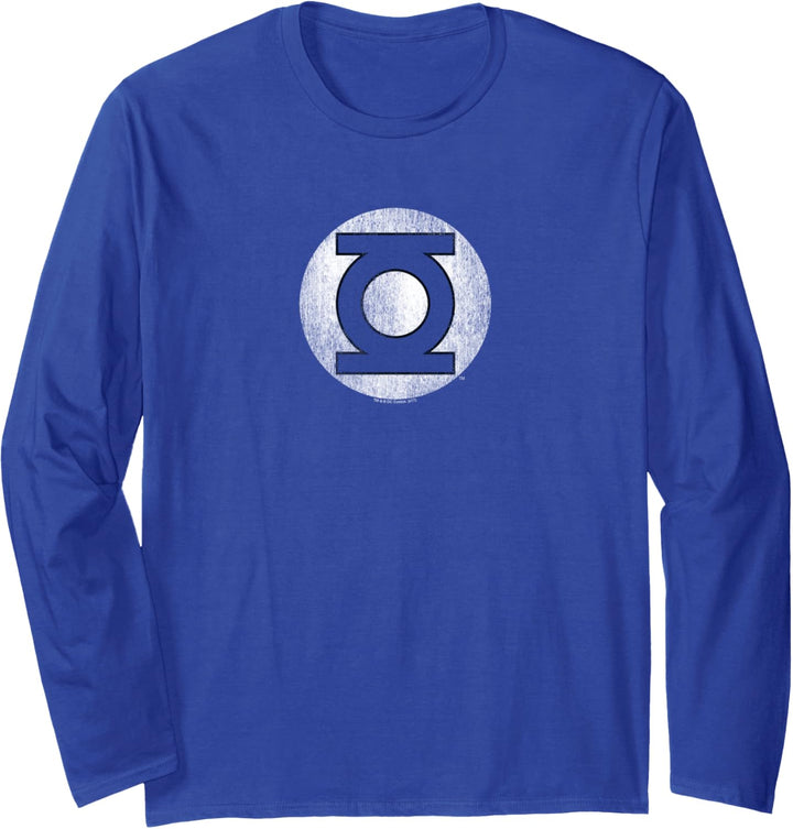Green Lantern Logo Distressed Langarmshirt