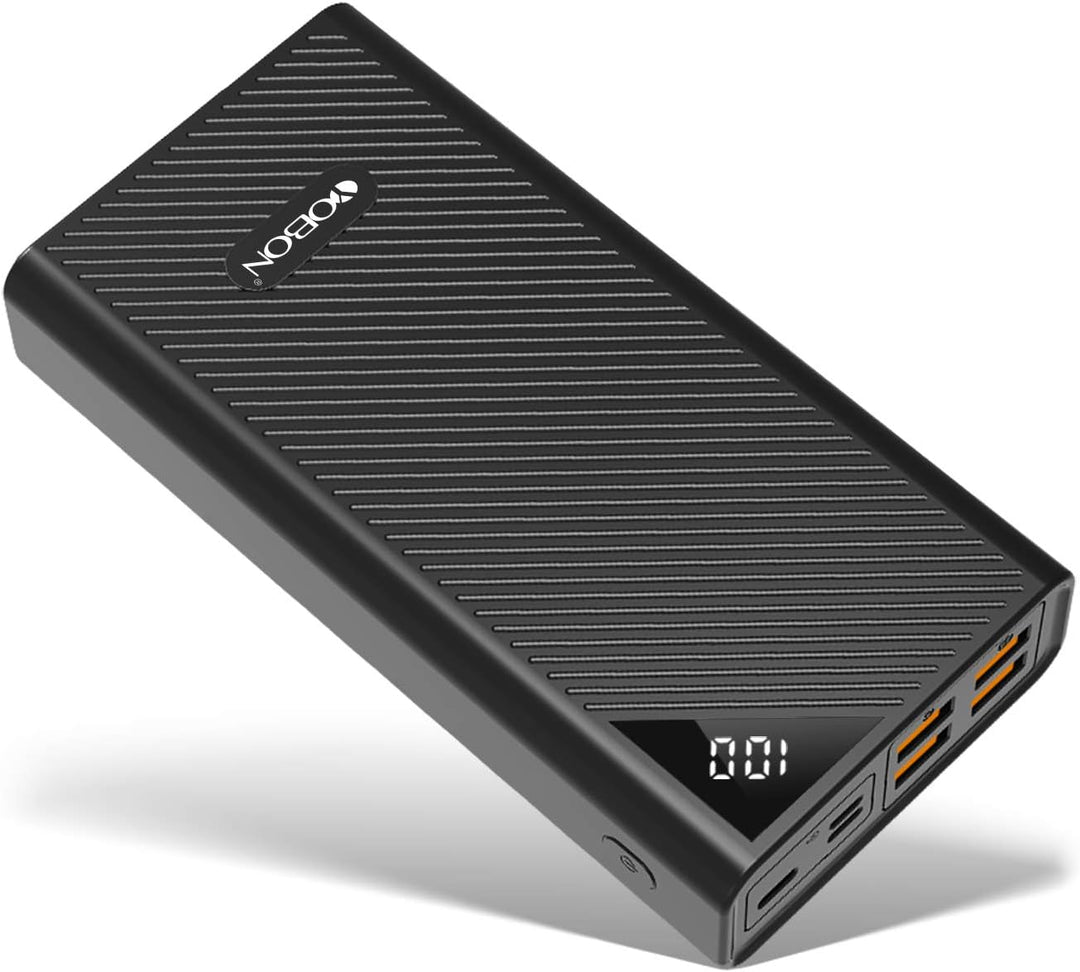 Powerbank tragbares Handy-Ladegerät 30000mAh hohe Kapazität externer Backup-Akku 4 USB-Anschlüsse, s