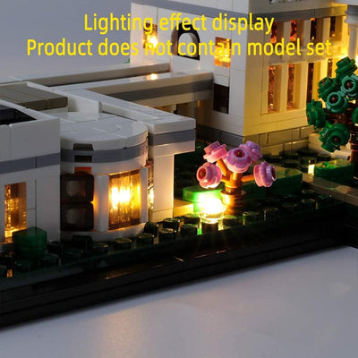 GEAMENT LED-Licht-Set für das Weisse Haus (White House) – kompatibel mit Lego Architecture Collectio