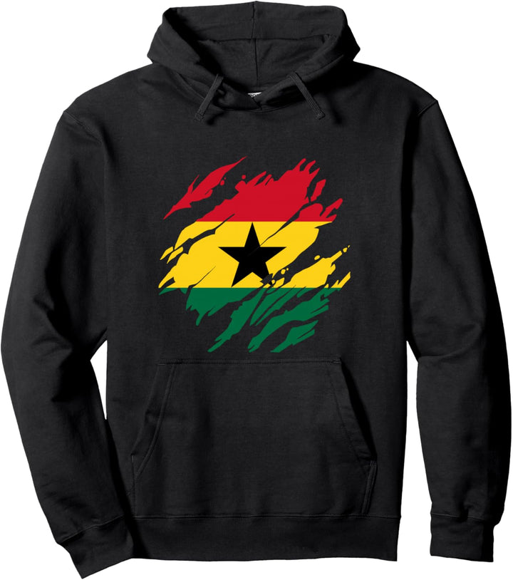 Ghanaische Flagge Ghana Pullover Hoodie