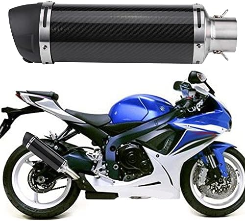 Motorrad Auspuff Mit Abe-Für Akrapovic Auspuff-Motorrad Schalldämpfer Kohlefaser Auspuffendrohr 51Mm