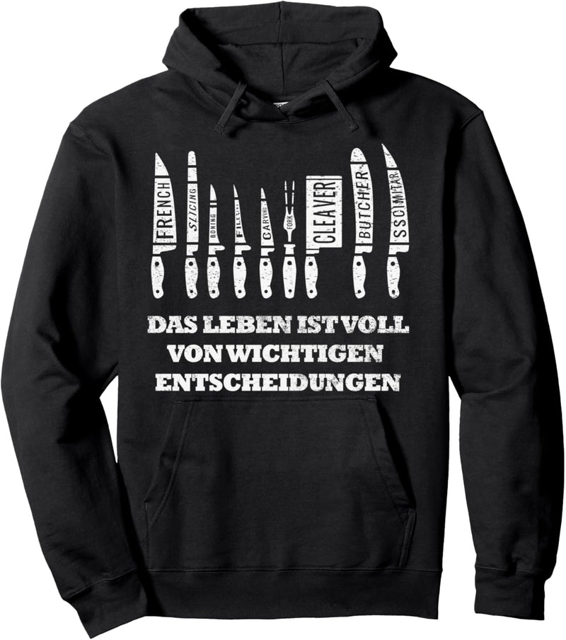 witziges Koch Geschenk Kochen Grillen Fleischer Küchenchef Pullover Hoodie