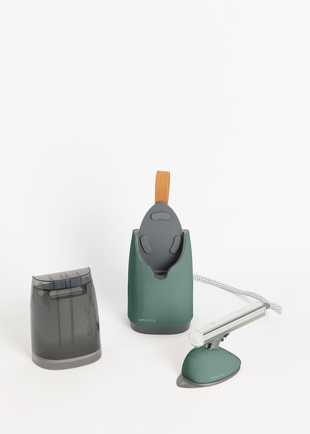 CREATE/IRON DUAL PRO/Horizontal- und vertikales Dampfbügeleisen 800ml Salbeigrün / 2 in 1 Design, 4