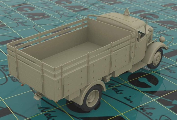 ICM 35420 Modellbausatz Typ L3000S, WWII German Truck, Schwarz, Extra gross