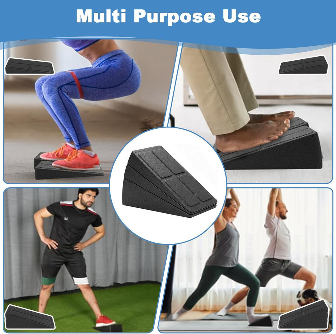 3Pcs Wadendehner, Strapazierfähigem EPP-Schaum Wadentrainer Keil, Praktisch Schrägbrett Fitnessgerät