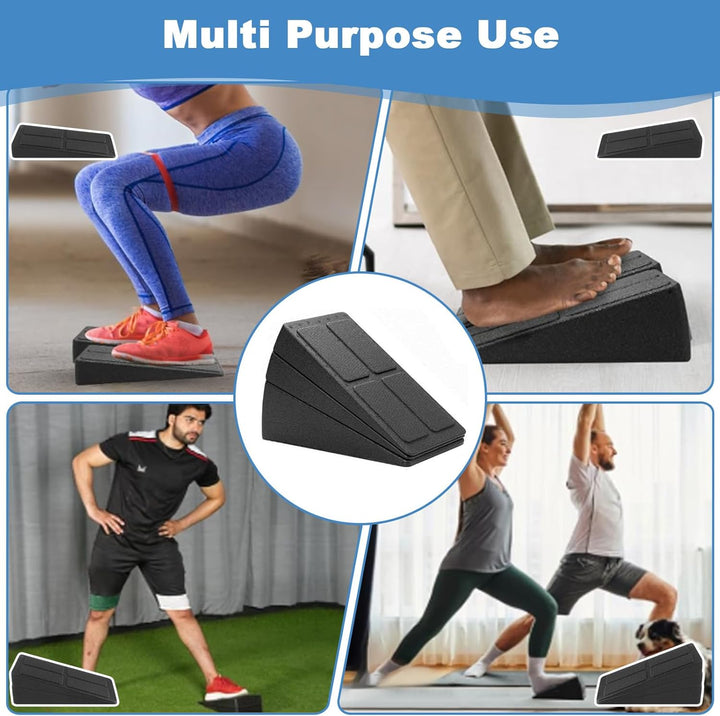 3Pcs Wadendehner, Strapazierfähigem EPP-Schaum Wadentrainer Keil, Praktisch Schrägbrett Fitnessgerät