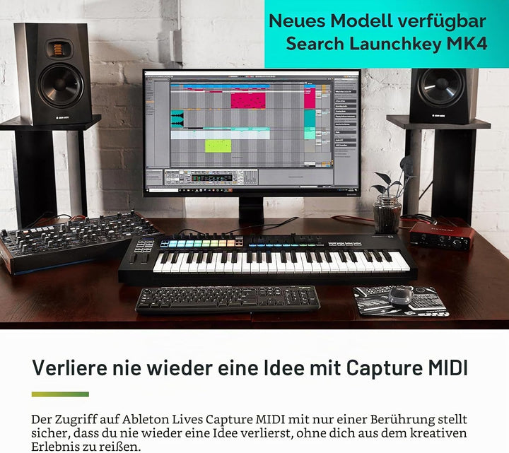 Novation Launchkey 49 [MK3] MIDI-Controller-Keyboard – Nahtlose Integration in Ableton Live. Akkordm