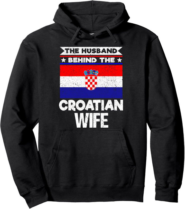 Der Ehemann hinter dem Kroatien Pullover Hoodie