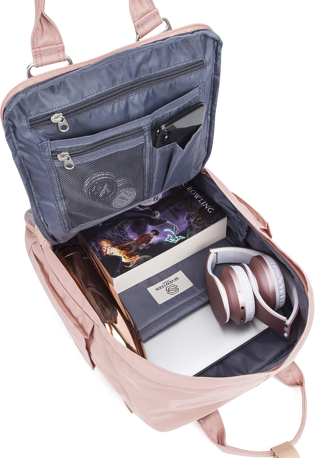 SEVENTEEN LONDON – Moderner, einfacher und unisex ‘Wimbledon’ Rucksack mit einem klassischen Design