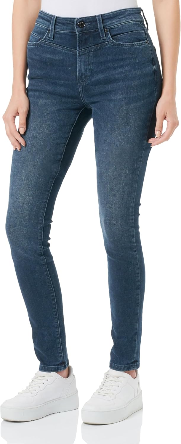 s.Oliver Damen Jeans Hose, Izabell Skinny Leg 32W / 30L Blau, 32W / 30L Blau
