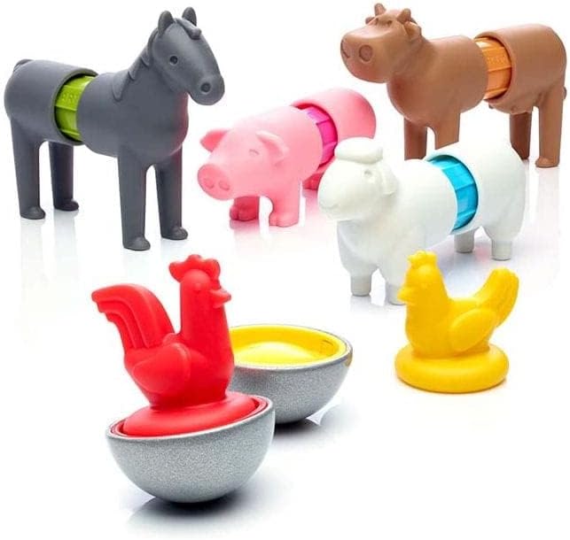 SMARTMAX - My First Farm Animals, Magnetic Discovery Play Set, 16 Pieces, 1-5 Years Einzelbett, Einz