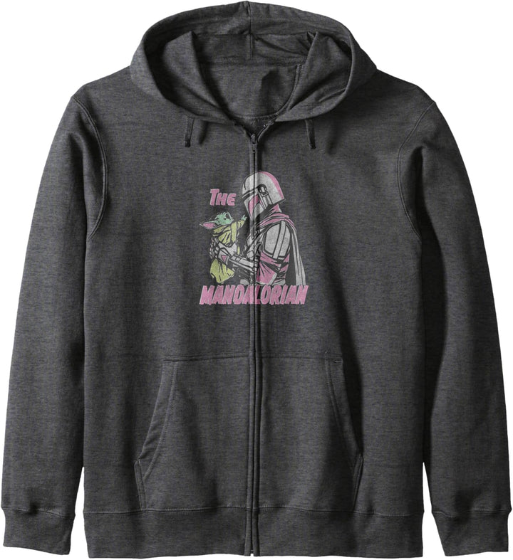 Star Wars: The Mandalorian & The Child Pick Up Pink Tones Kapuzenjacke