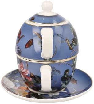 Goebel Teekanne Artis Orbis Sommerblumen von Jan Davidsz de Heem aus New Bone China, Grösse: 15,5x15