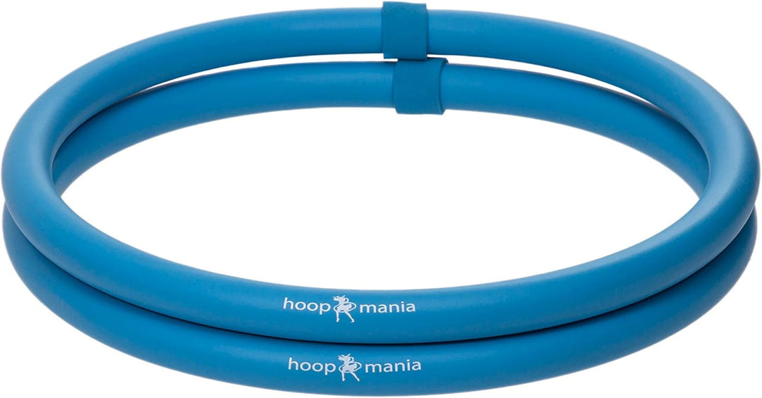 HOOPOMANIA Arm Hoop [2-teilig] Arm Hula Hoop zum Winkearme trainieren mit Schaumstoff Hellblau, Hell