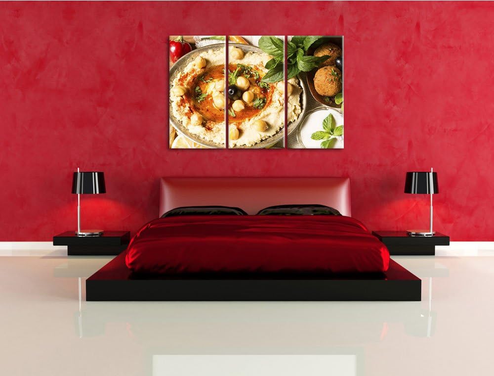 Leckerer Kartoffelbrei als 3-Teiler Leinwandbild 120x80 Bild auf Leinwand, XXL riesige Bilder fertig