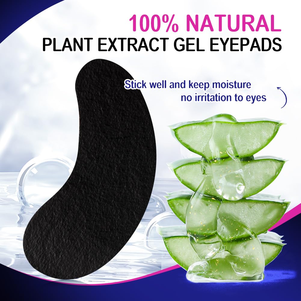 Lunamoon 100Paar Augenpads für Wimpernverlängerung Wimpern Pads Wimpernverlängerung Pad Wimpernlifti