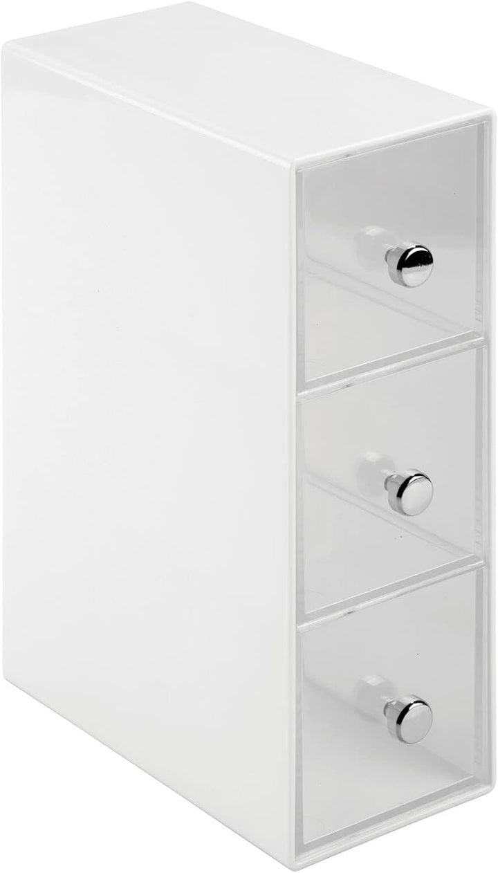 mDesign Küchen Organizer mit 3 Schubladen - Aufbewahrungsbox für Teebeutel, Kaffeepads, Süssungsmitt