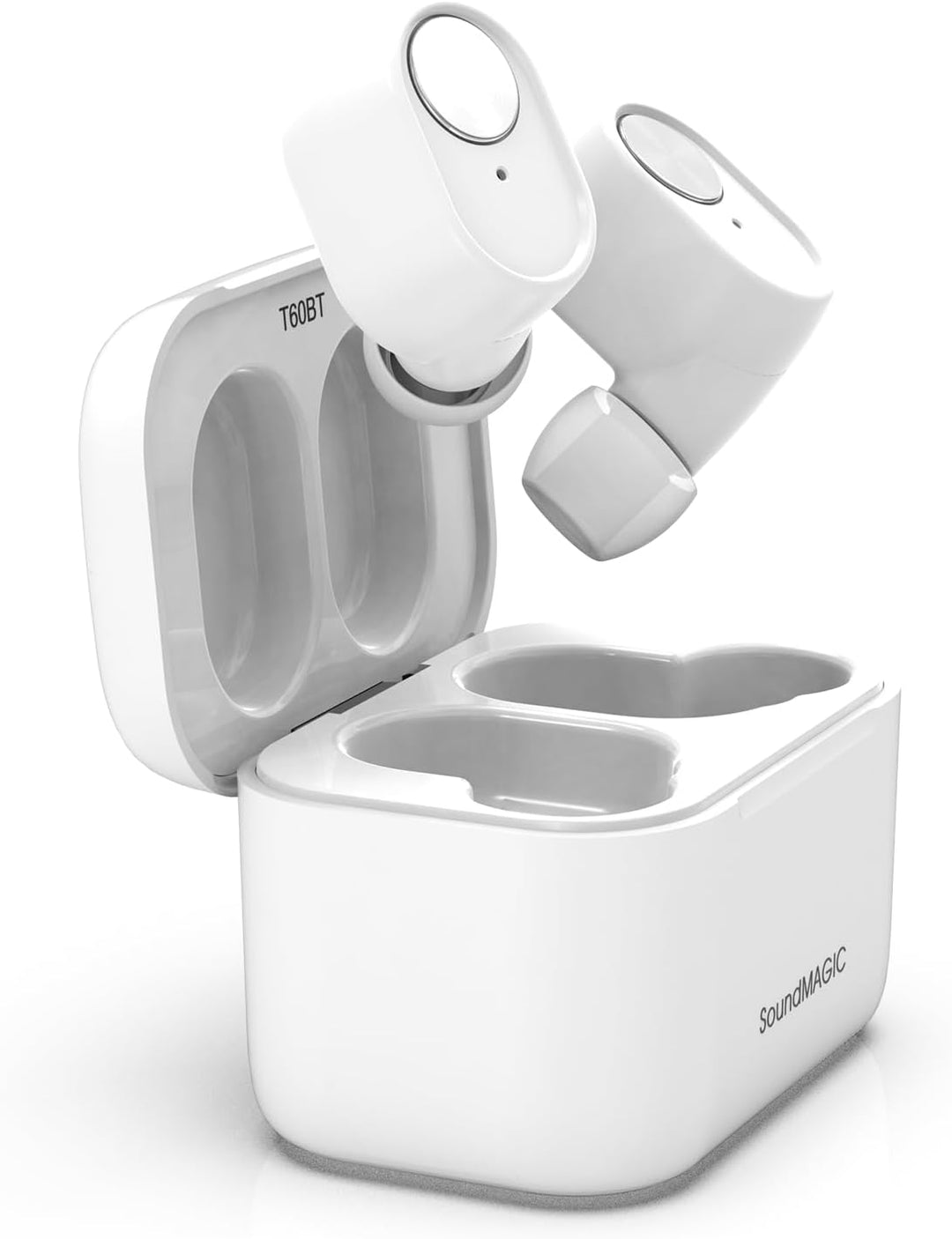 SoundMAGIC T60BT True Wireless Ohrhörer in Ear Bluetooth Kopfhörer mit Mikrofon HiFi Stereo Sport Oh