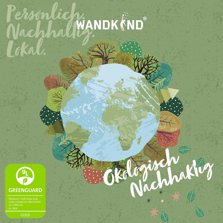 WANDKIND Aufkleber für IKEA KURA Kinderbett Hochbett Klebefolie Möbelfolie Sticker Kinderzimmer Unte