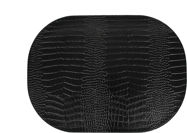 SIGNATURE HOME COLLECTION AP-181-A02-A03 Tischset oval 6-er Set, 45 x 33 x 0,2 cm, beidseitig verwen