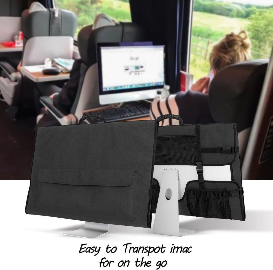 CURMIO Tragetasche für Apple 27" iMac, Schutzhülle für Apple IMAC 27 Zoll Display, Reisetasche mit G