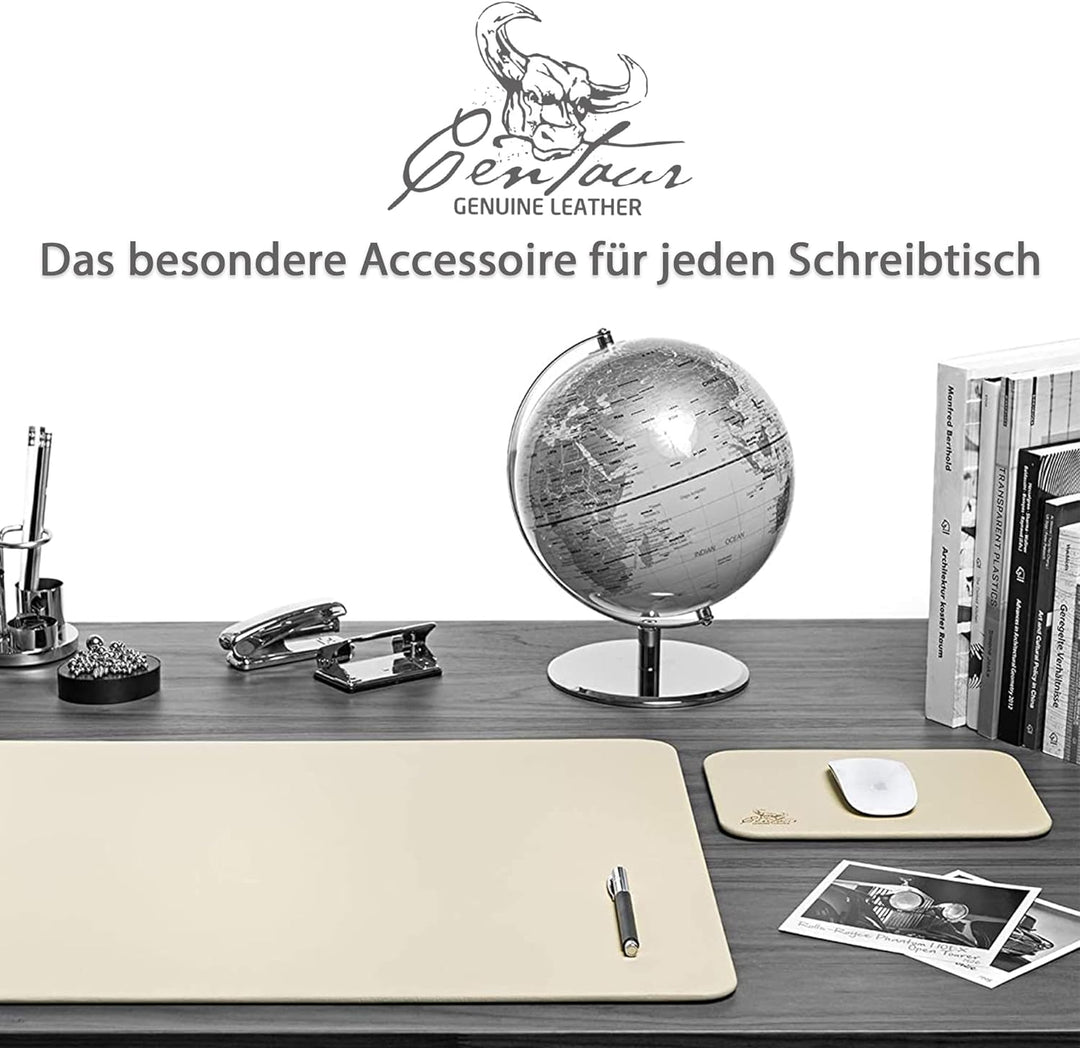 Centaur - Hochwertiges Leder Mousepad 25x18 cm (Champagner), Champagner