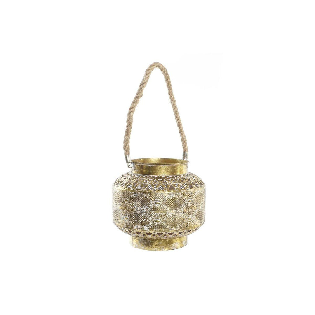 DKD Home Decor Laterne, Standard Estándar Gold, Estándar Gold