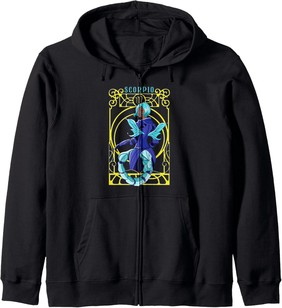 Scorpio Fairy Zodiac Birthday Anime Fairies Black Girl Magic Kapuzenjacke