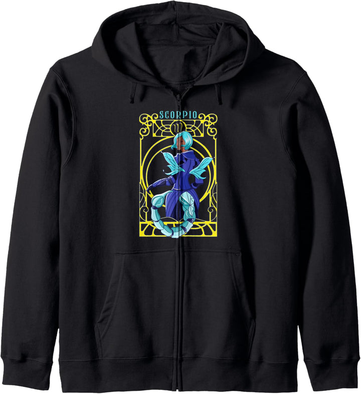 Scorpio Fairy Zodiac Birthday Anime Fairies Black Girl Magic Kapuzenjacke