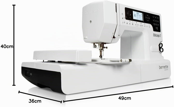 Bernette Chicago 7 Nähmaschine und Stickmaschine mit 200