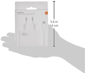 Xiaomi Mi Travel Charger Combo Set with USB-A to Type-C Charging Cable 1m, 120W White EU BHR6034EU