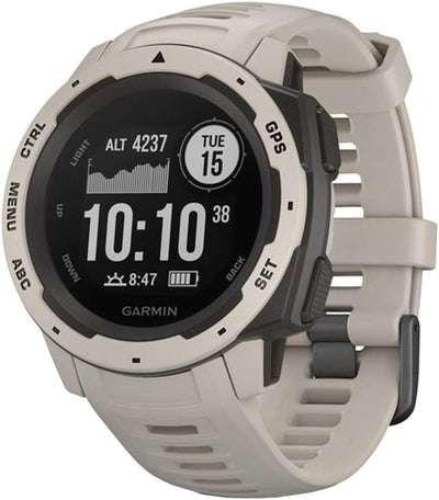 Garmin Instinct - wasserdichte GPS-Smartwatch mit Sport-/Fitnessfunktionen. Herzfrequenzmessung am H