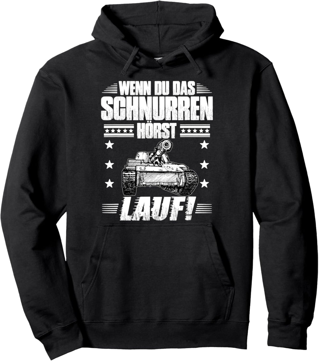 Lauf Soldatin Panther Panzerdivision Deutsche Raubkatzen Pullover Hoodie