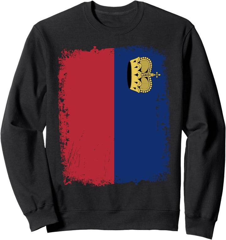 Liechtenstein-Flagge Herren Damen Kinder Sweatshirt