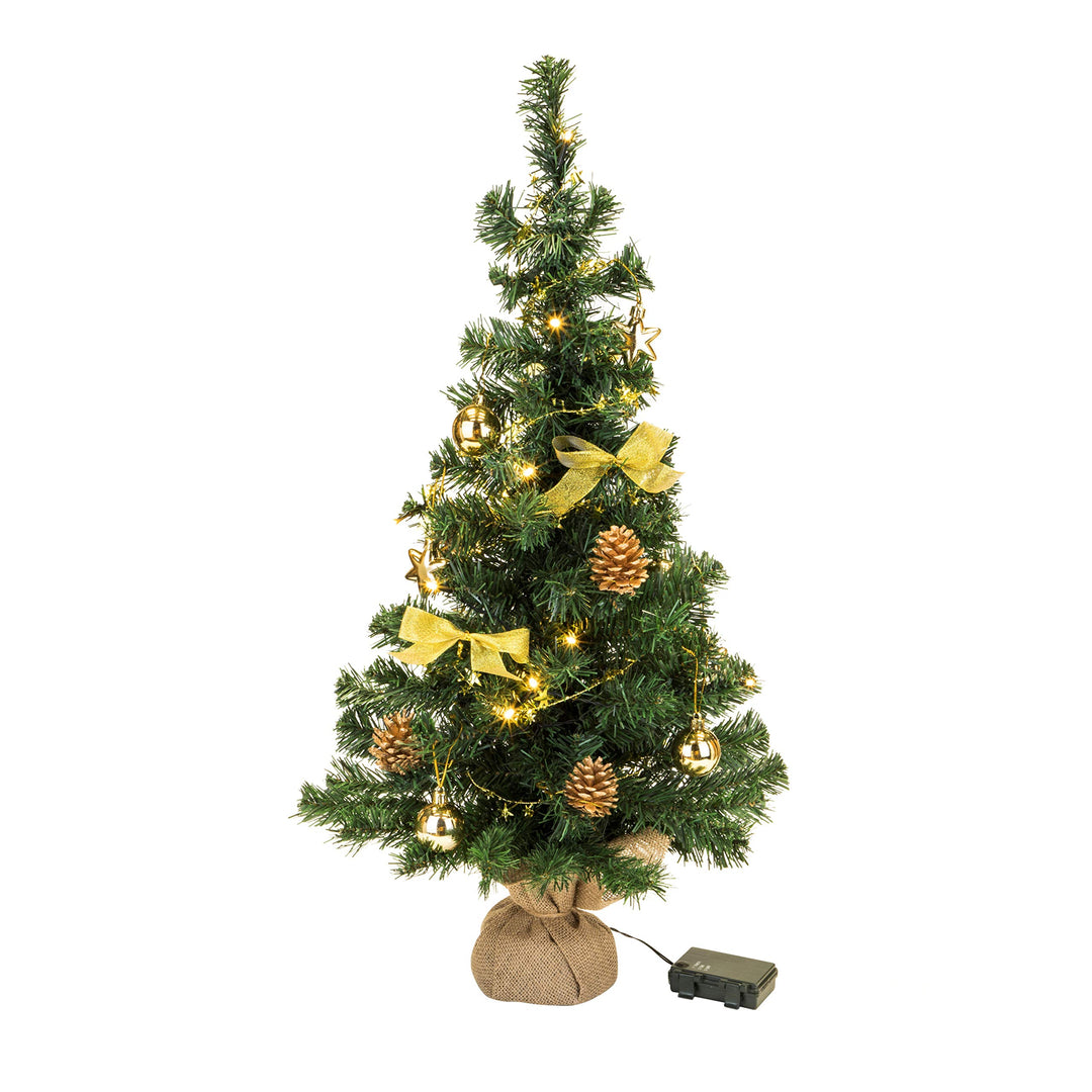 Bambelaa! Weihnachtsbaum Künstlich Mit Beleuchtung Geschmückt Tannenbaum Dekoriert Christbaum Beleuc