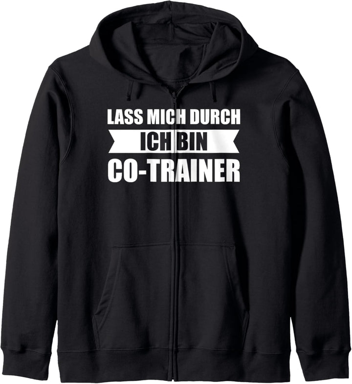 Co Trainer Fussball Fussballtrainer Fussball Geschenk Kapuzenjacke