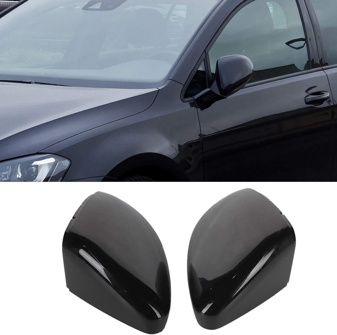 Spiegelkappen Golf 7-Ein Paar Autoseitenrückspiegelabdeckung Rückspiegelkappe Für 7 Mk7 Mk7.5 R Gti