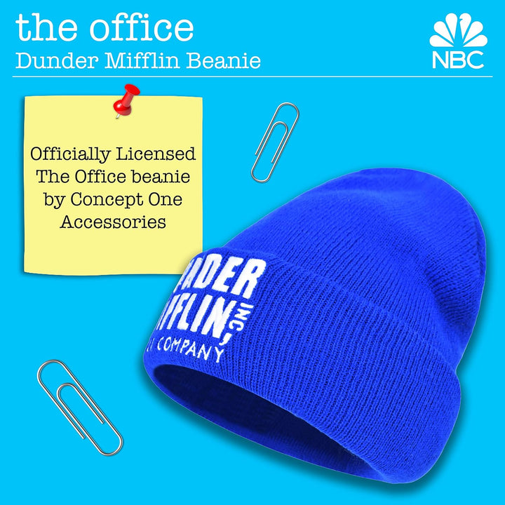 Concept One Herren The Office Dunder Mifflin Paper Company Strickmütze aus Acryl mit Bündchen Beanie
