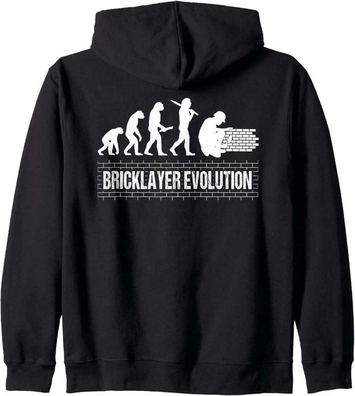 Maurer Zement Mason Design auf der Rückseite der Kleidung Kapuzenjacke